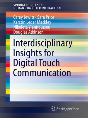 cover image of Interdisciplinary Insights for Digital Touch Communication